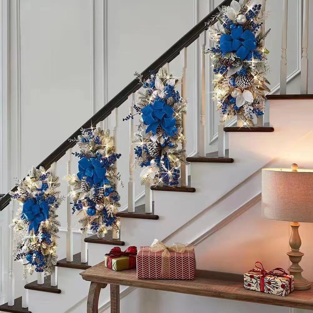 Christmas Jumbo Wreath and Stair Ornament