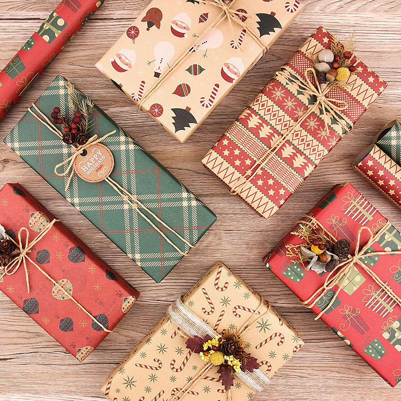 Christmas Kraft Wrapping Paper Christmas Gift Wrapping Paper 1 Pack