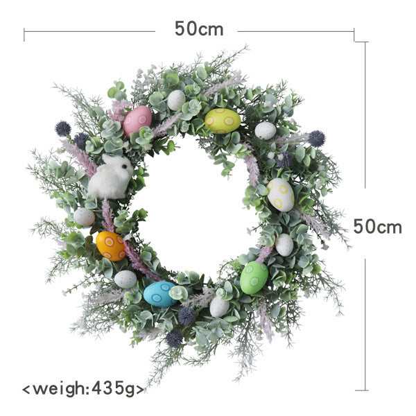 Festive Easter Egg Door Hanging Wall Decor