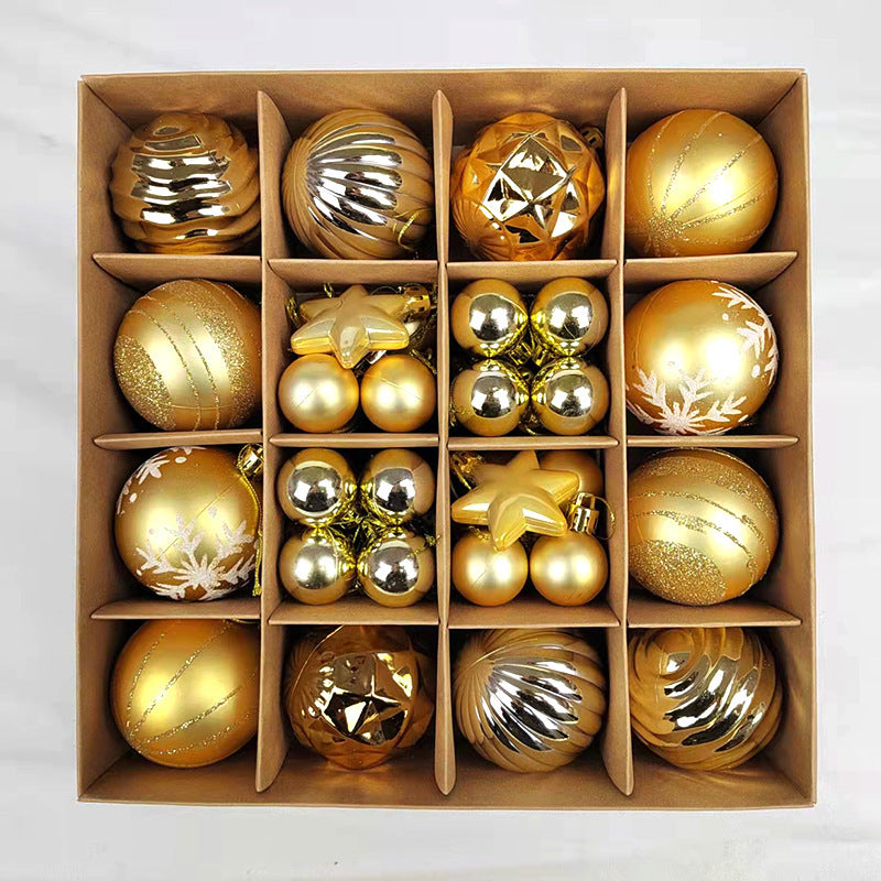 Assorted Christmas Design Ornament Box-42 Piece Set