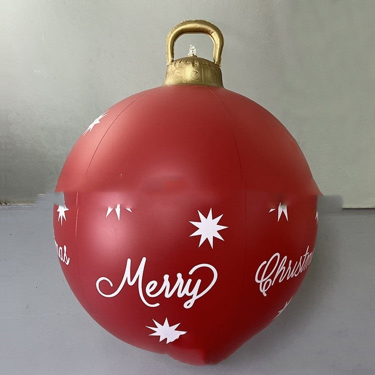 Christmas Themed Inflatable Ornament Ball