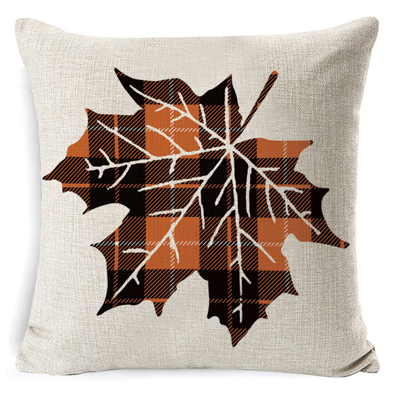 Thanksgiving Linen Plush Sofa Pillow