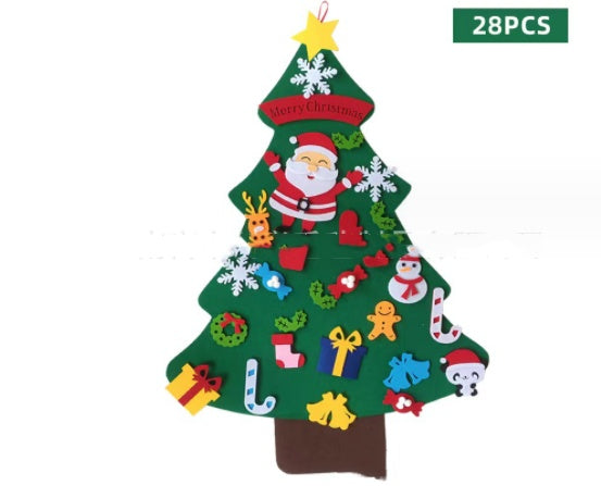 Felt Cloth Decorate The Christmas Tree