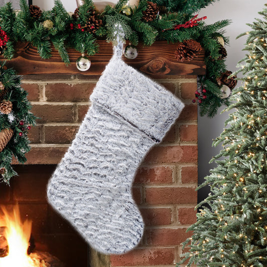 Christmas Fluffy Stocking Decoration