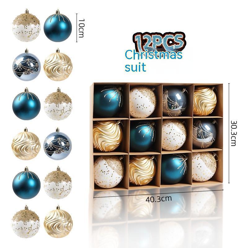 Decorative Christmas Ornament Box-12 Pack