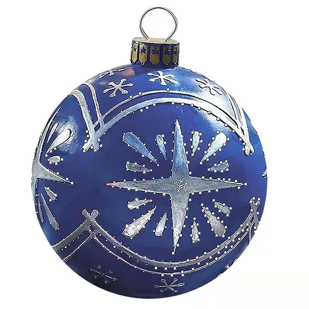 Christmas Themed Inflatable Ornament Ball