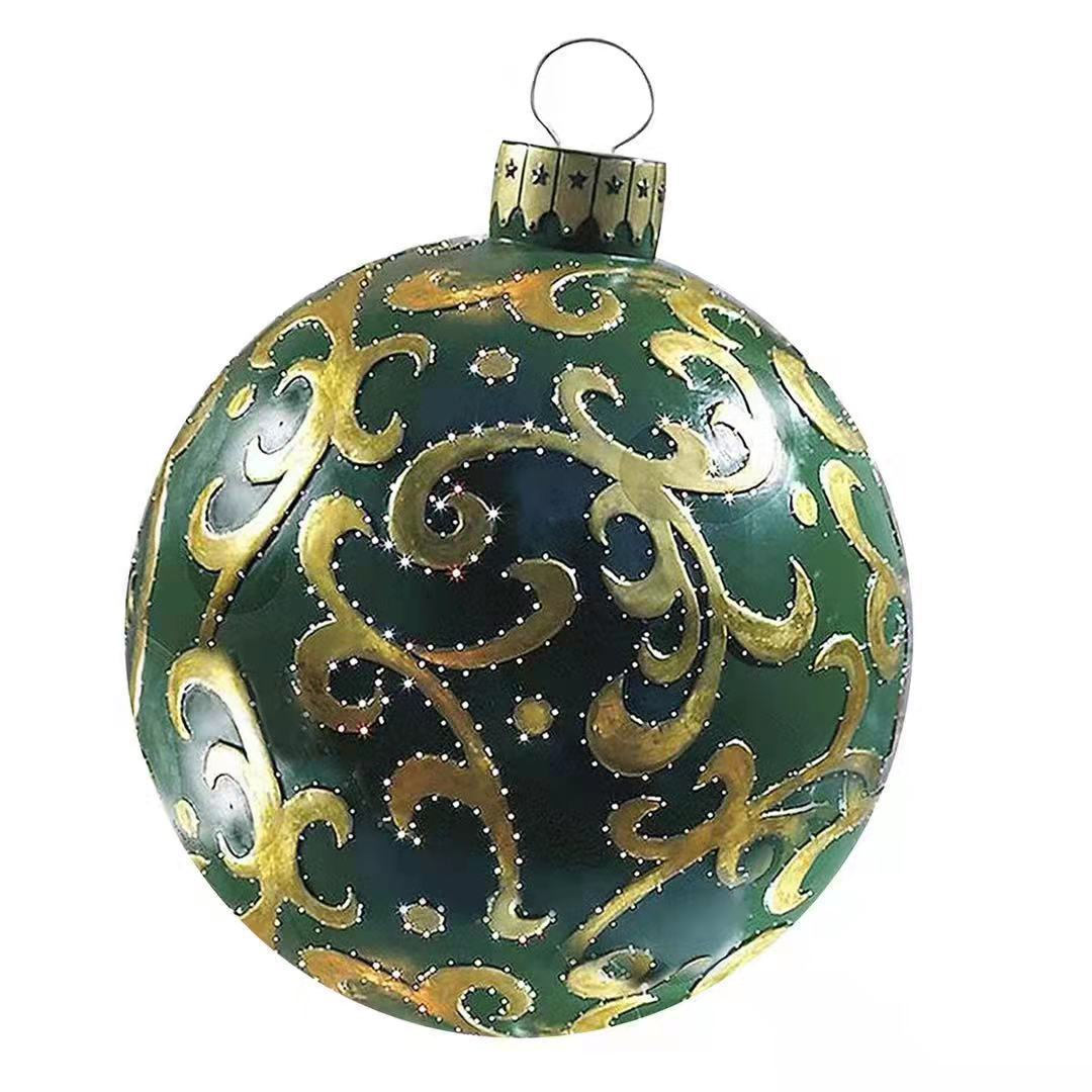 Christmas Themed Inflatable Ornament Ball