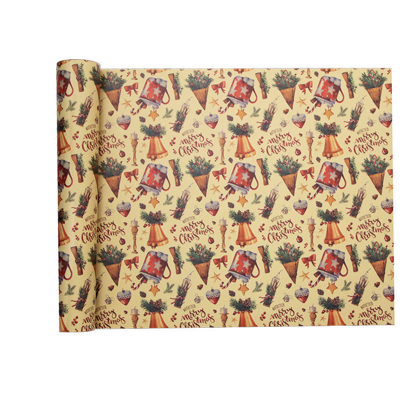 Stylish Christmas Themed Wrapping Paper 1 Pack