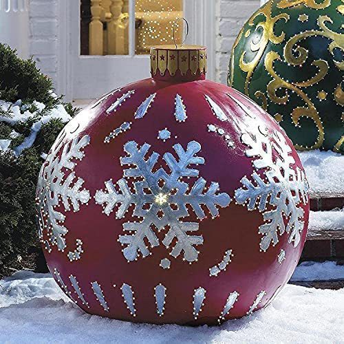 Christmas Themed Inflatable Ornament Ball