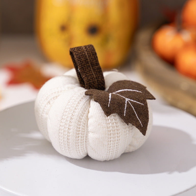 Thanksgiving Knitted Pumpkin Decorations