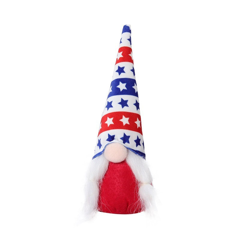 Independence Day Faceless Gnome Doll