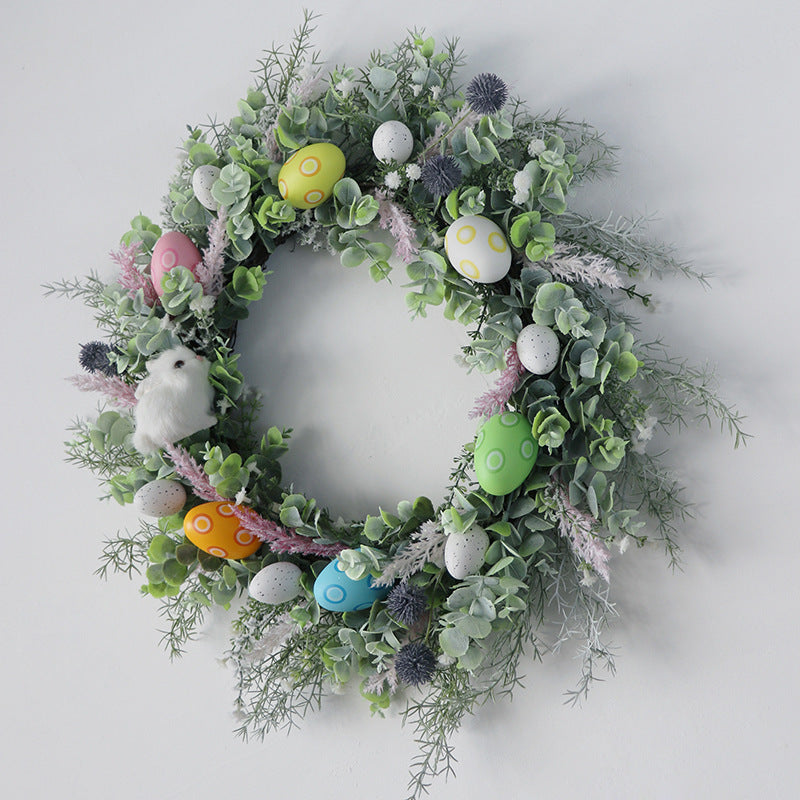 Festive Easter Egg Door Hanging Wall Decor