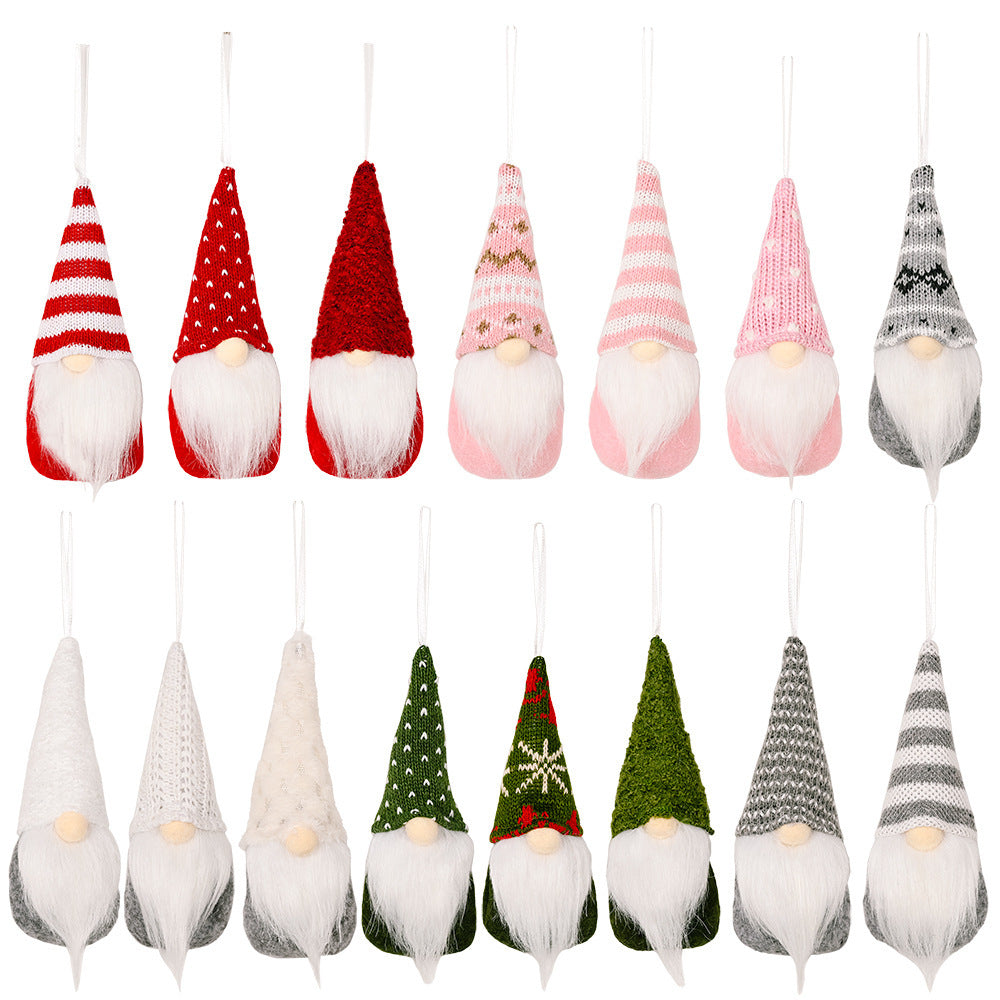 Christmas Tree Decorations Small Gnome Pendants