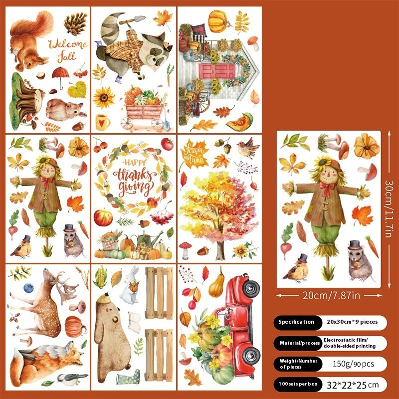 Thanksgiving/ Fall Sticker Decorations