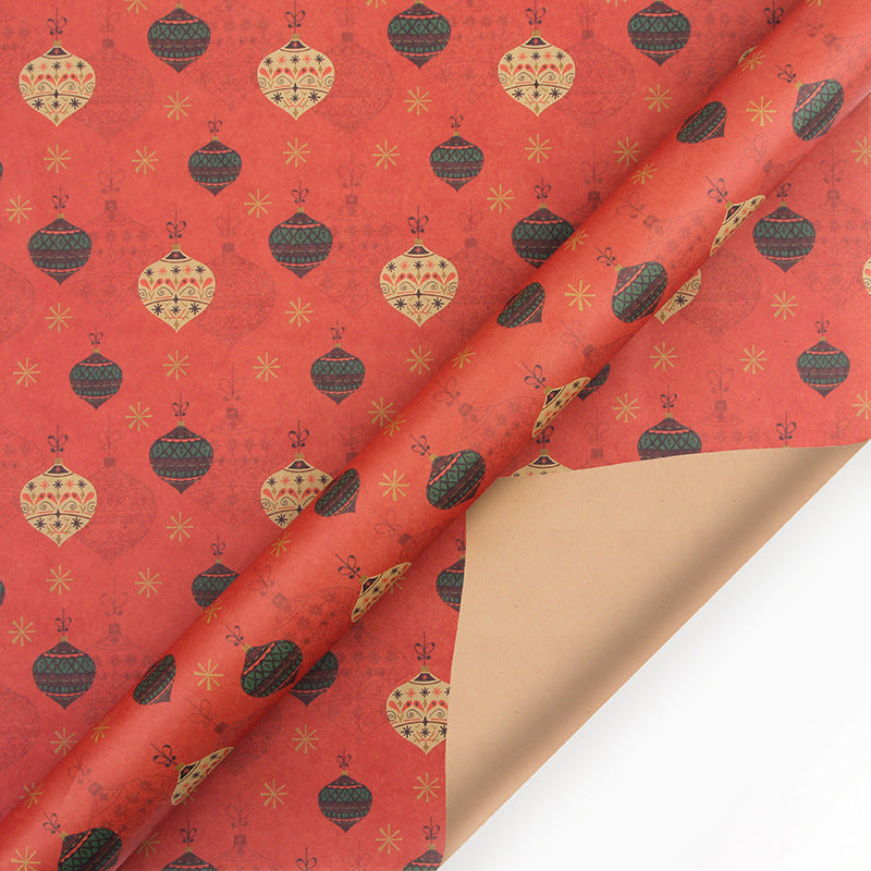 Christmas Kraft Wrapping Paper Christmas Gift Wrapping Paper 1 Pack