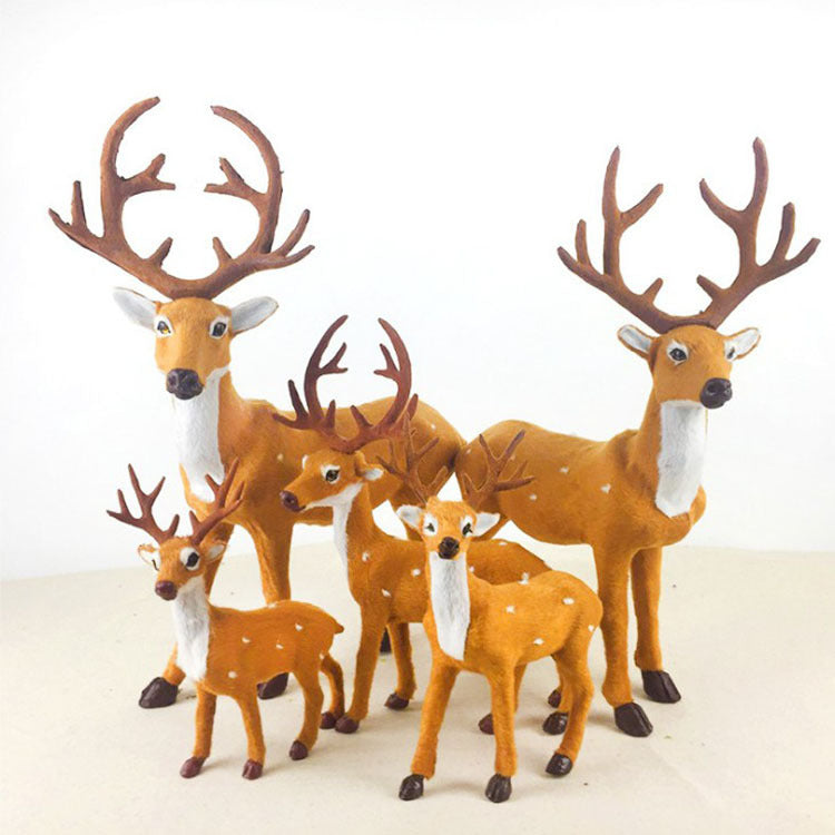 Christmas Deer Layout Props Decorations