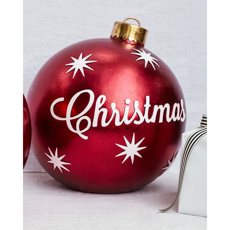 Christmas Themed Inflatable Ornament Ball