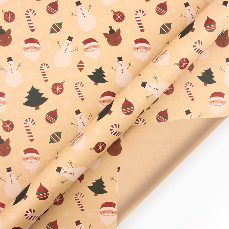 Christmas Kraft Wrapping Paper Christmas Gift Wrapping Paper 1 Pack