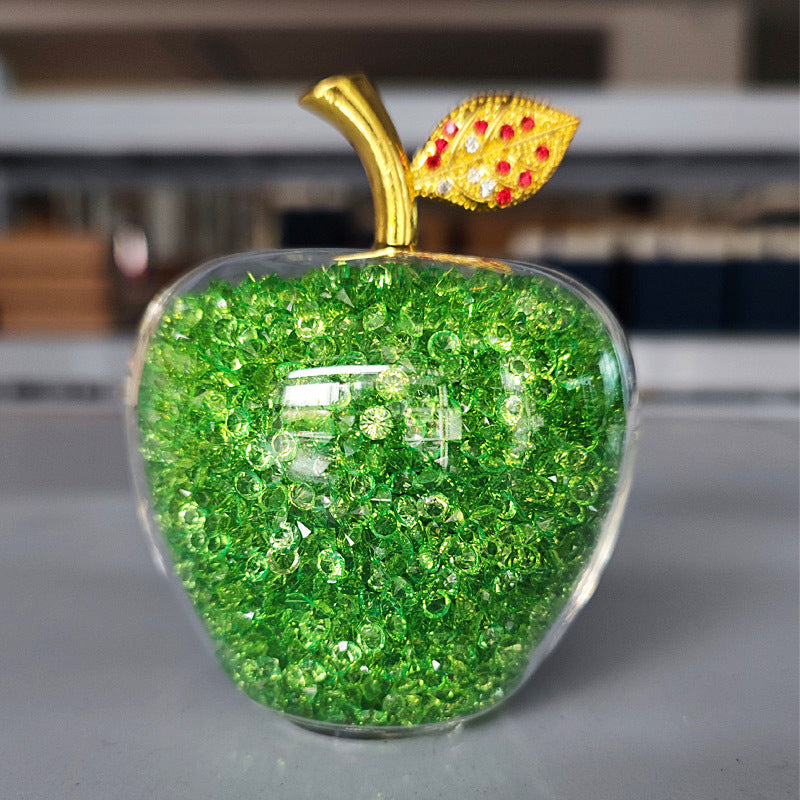 Diamond Crystal Apple Decorations