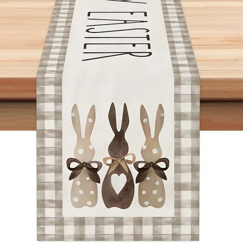 Easter Decoration Linen Tablecloth