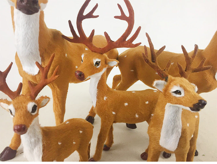 Christmas Deer Layout Props Decorations