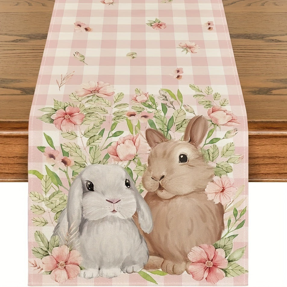 Easter Decoration Linen Tablecloth