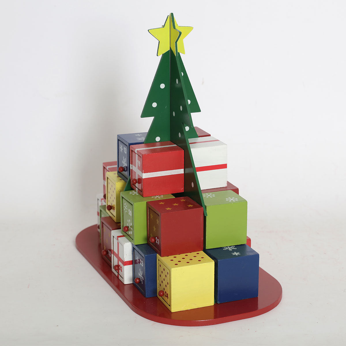 Christmas Tree Wooden Countdown Calendar