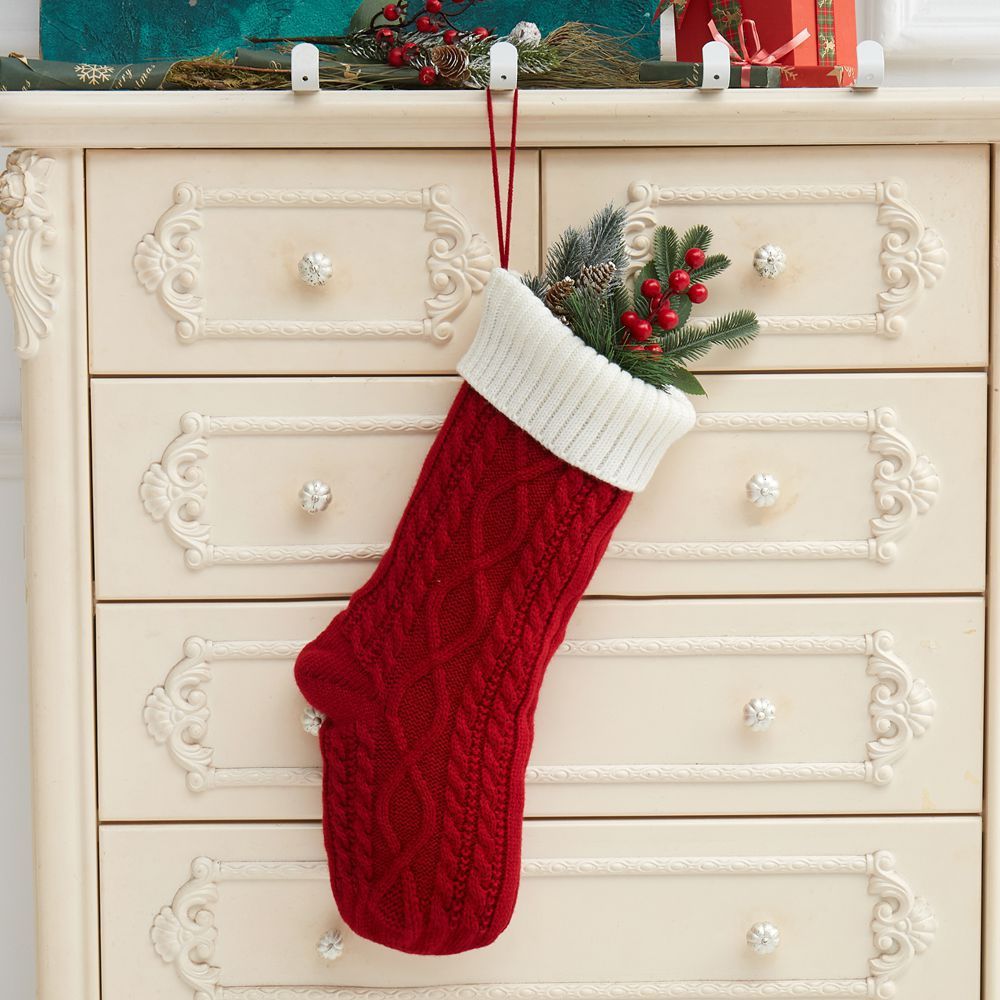 Knitted Christmas Wool Stockings