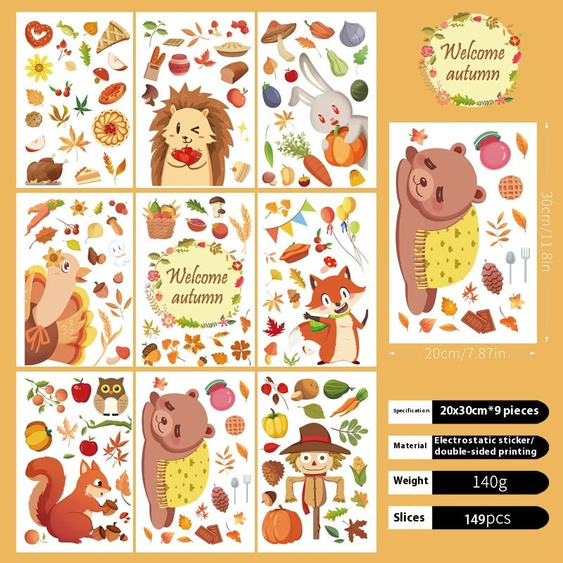 Thanksgiving/ Fall Sticker Decorations