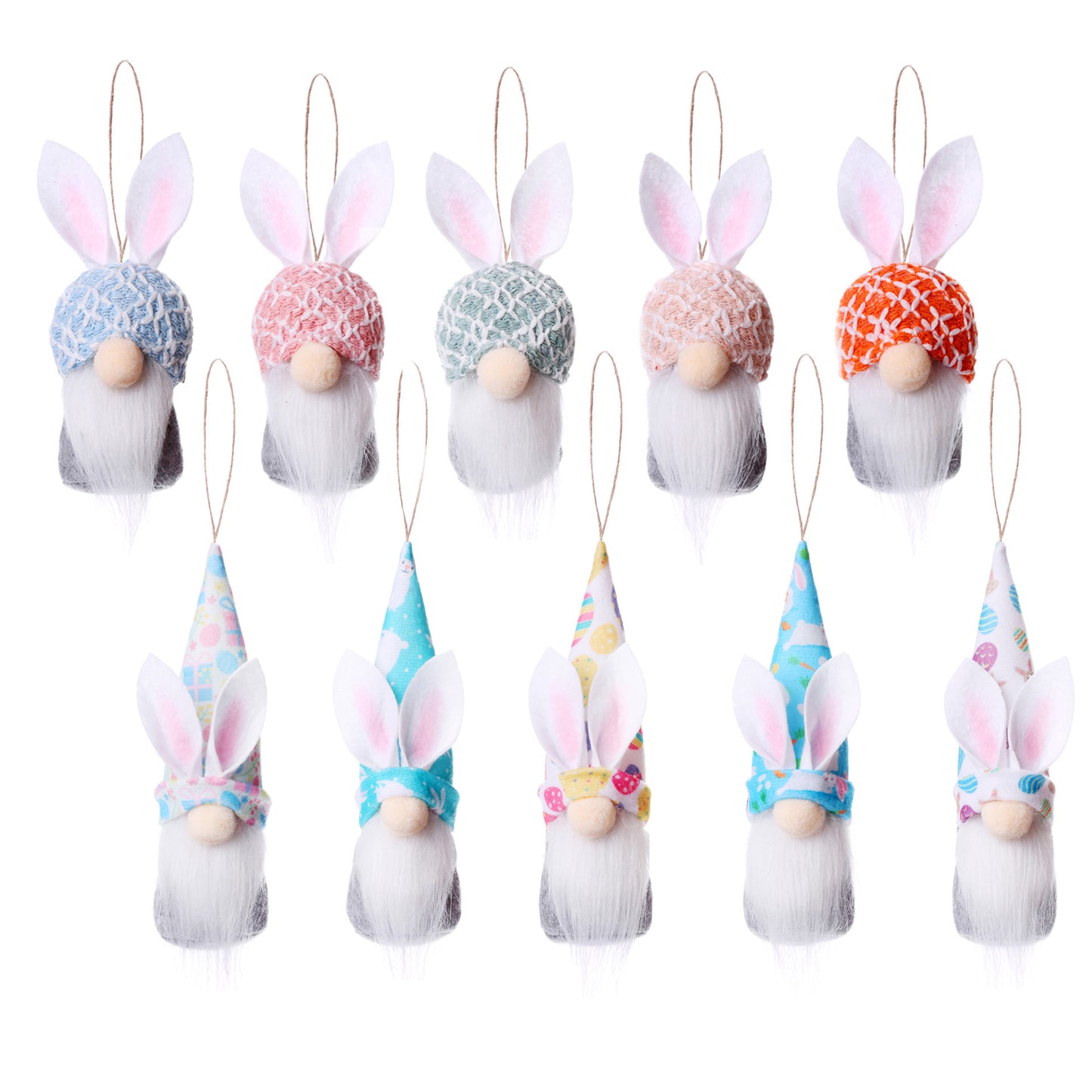 Easter Bunny Variety Of Ornaments