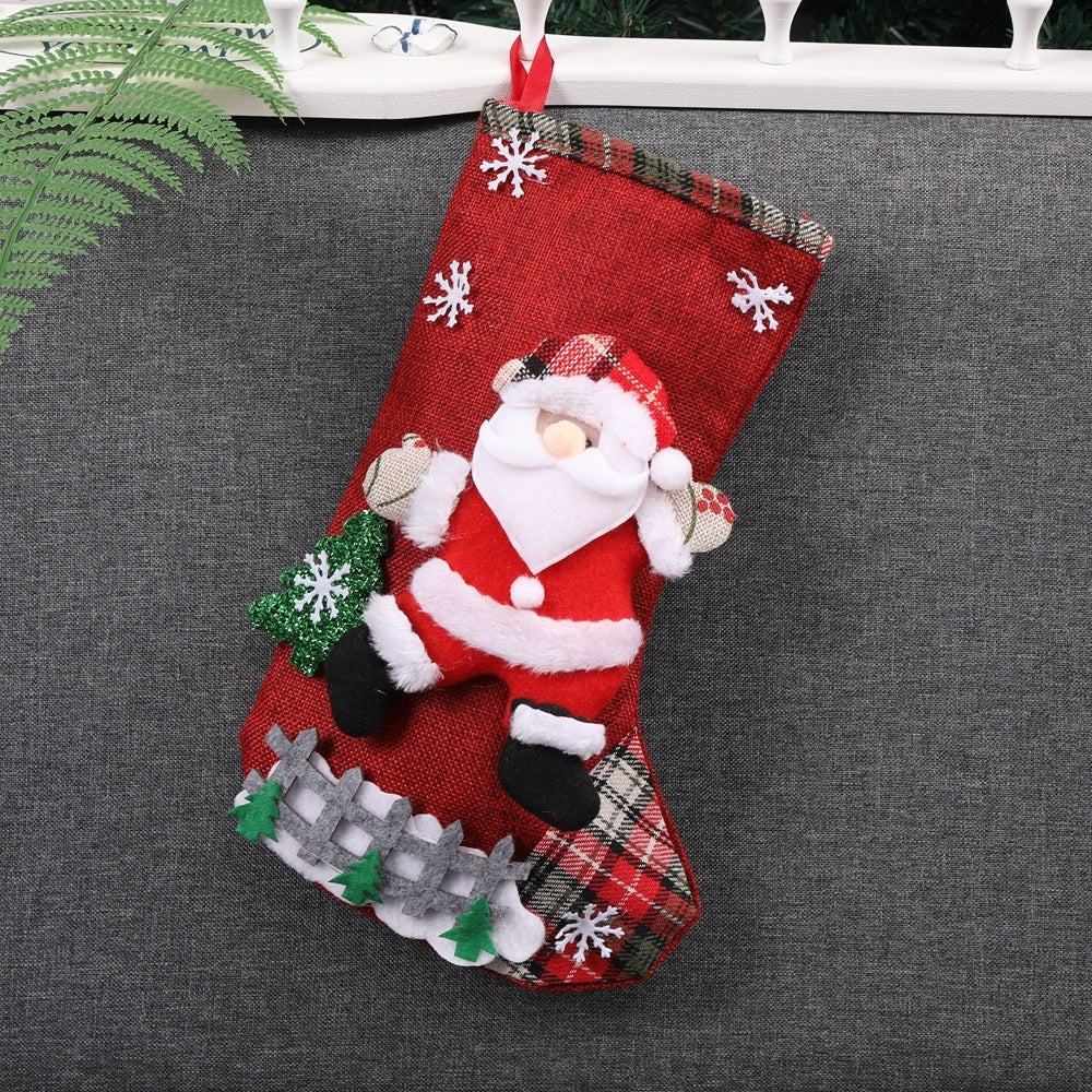 Christmas Decorations Mini Christmas Themed Stockings