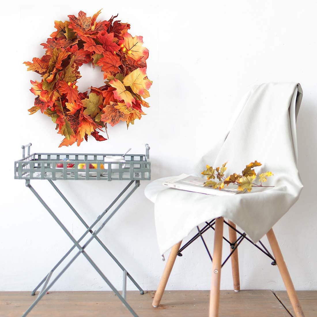 Thanksgiving Rattan Maple Decoration