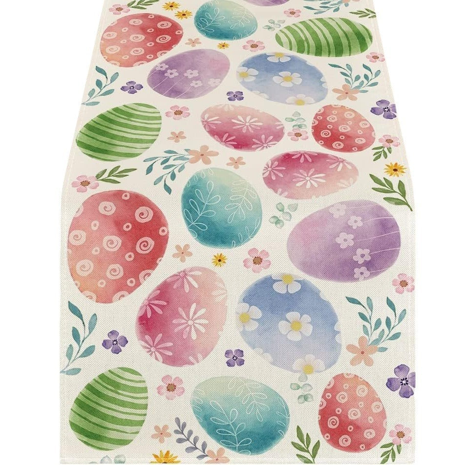 Easter Decoration Linen Tablecloth