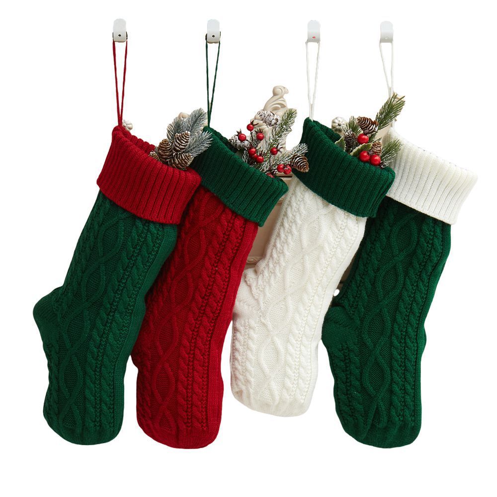 Knitted Christmas Wool Stockings