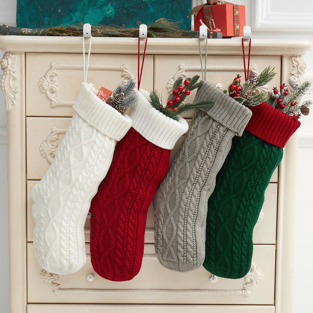 Knitted Christmas Wool Stockings