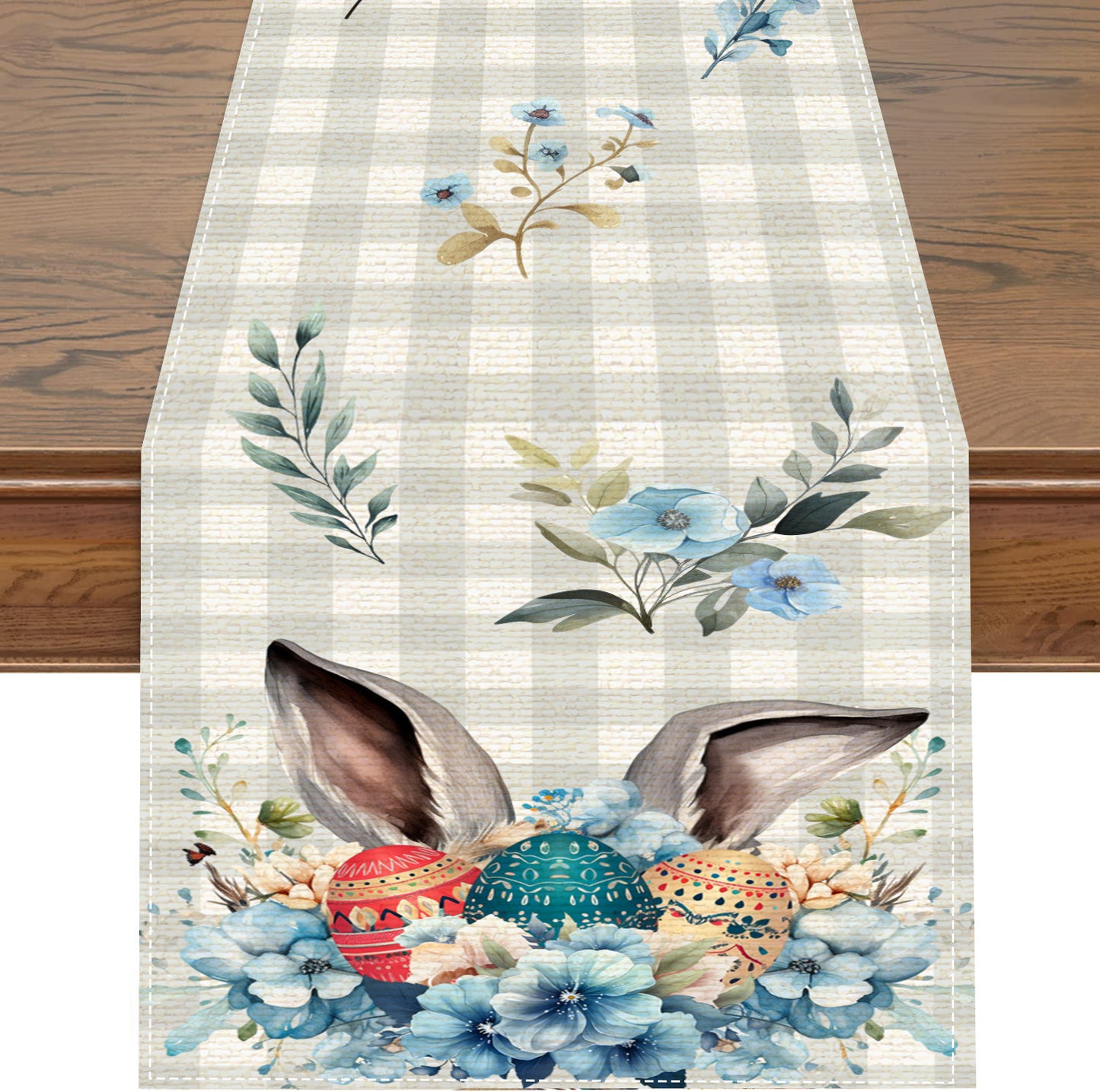 Easter Decoration Linen Tablecloth